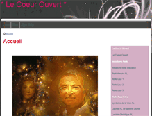 Tablet Screenshot of lecoeurouvert.net